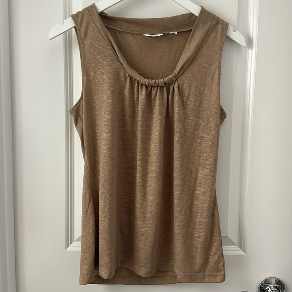 New York & Company Tan Tank Top